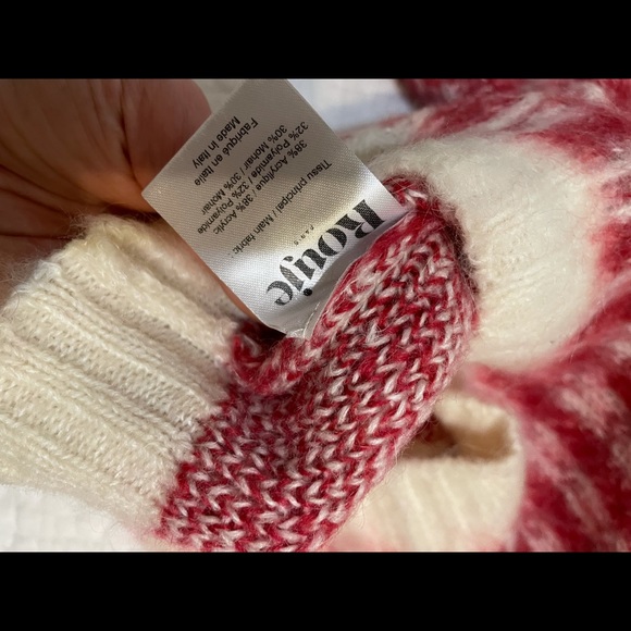 Rouje Ronny Red Cardigan sz 34 NWT - Picture 6 of 7